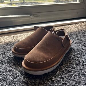 Girl’s UGG chestnut Suede Slip-On Shoes